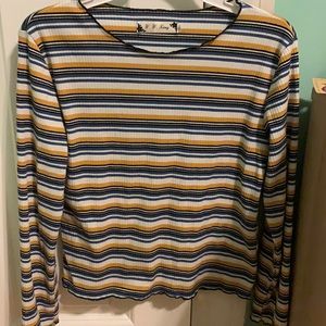 lettuce trim striped top